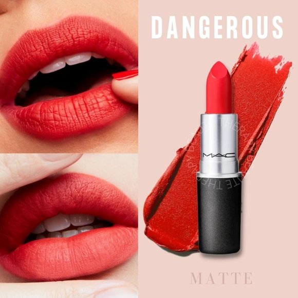 MAC Dangerous Retro Matte Lipstick - Picture 1 of 4